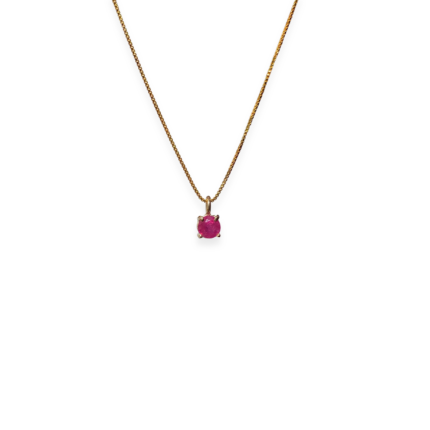 Collar de Rubi en solitario
